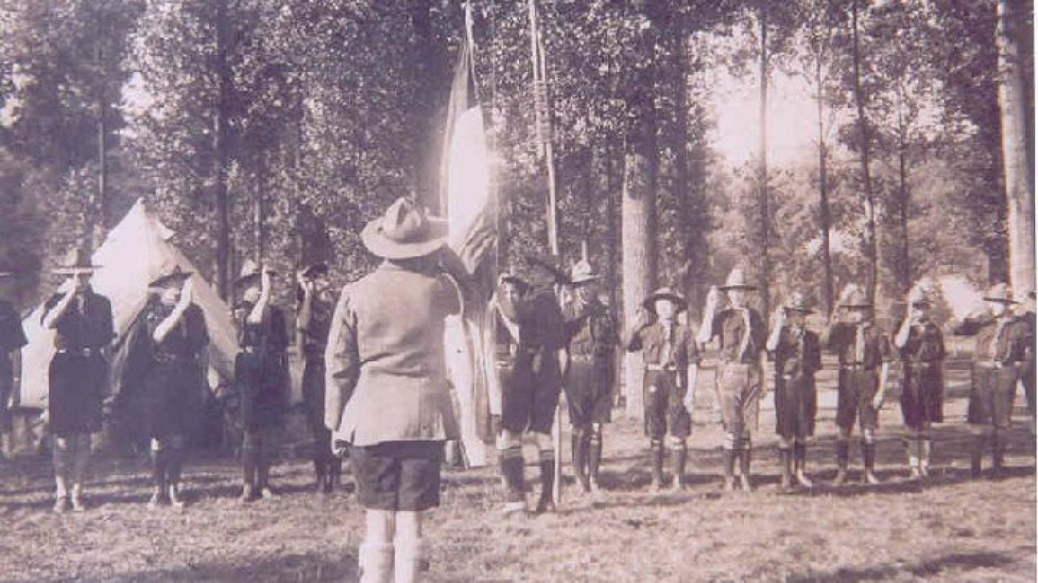 1926 Opening zomerkamp in Meerssen, Limburg