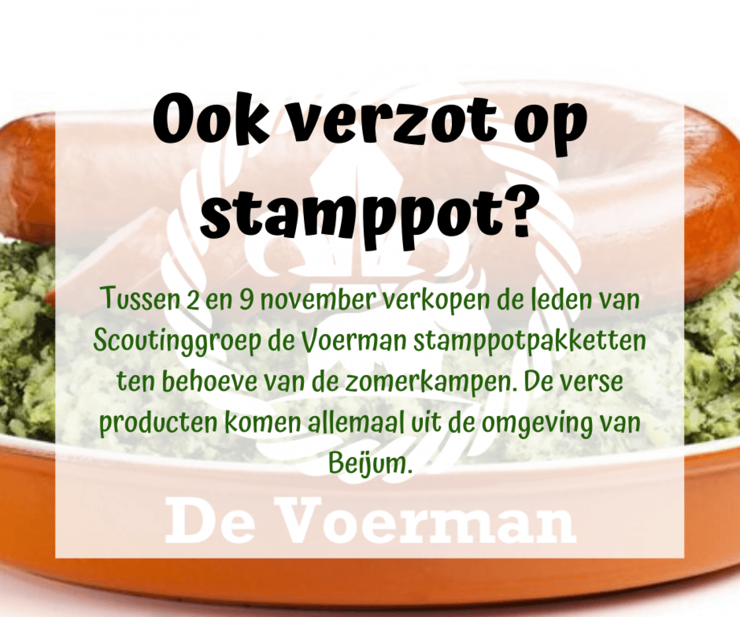 Stampotactie van De Voerman 2019